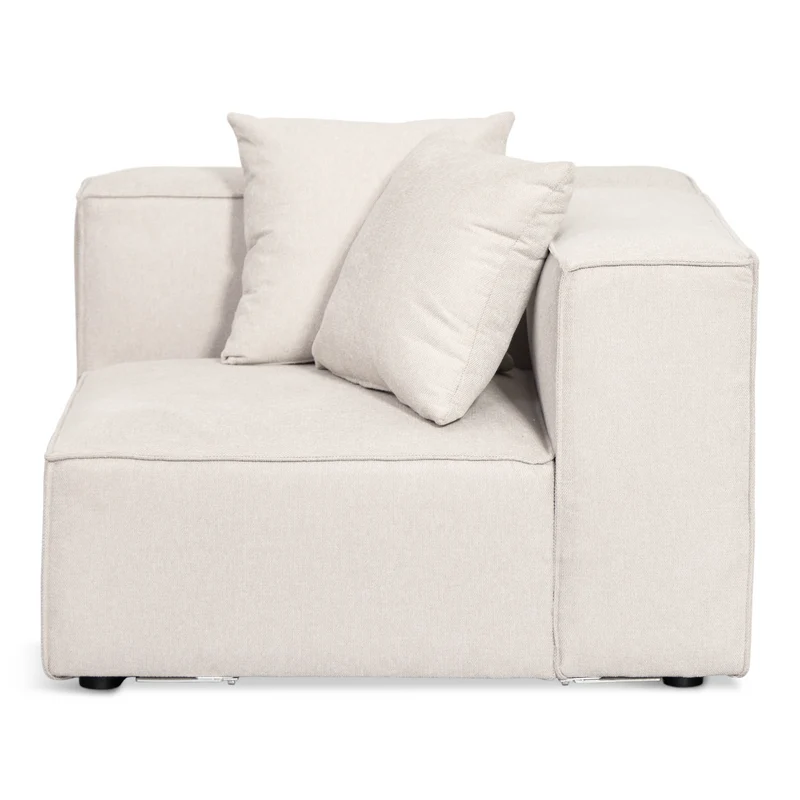 Hailey hörnmodul i beige L: 100 X D: 100 X H: 65 cm