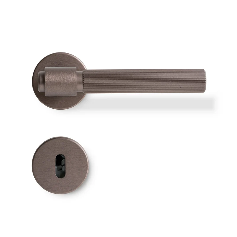 Dörrhandtag Helix 200 Stripe - Mörk brons