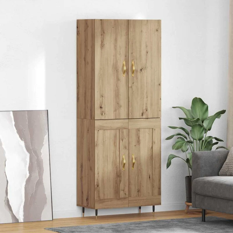 Skåp Artisan Ek 69,5 x 34 x 180 cm Konstruerat trä