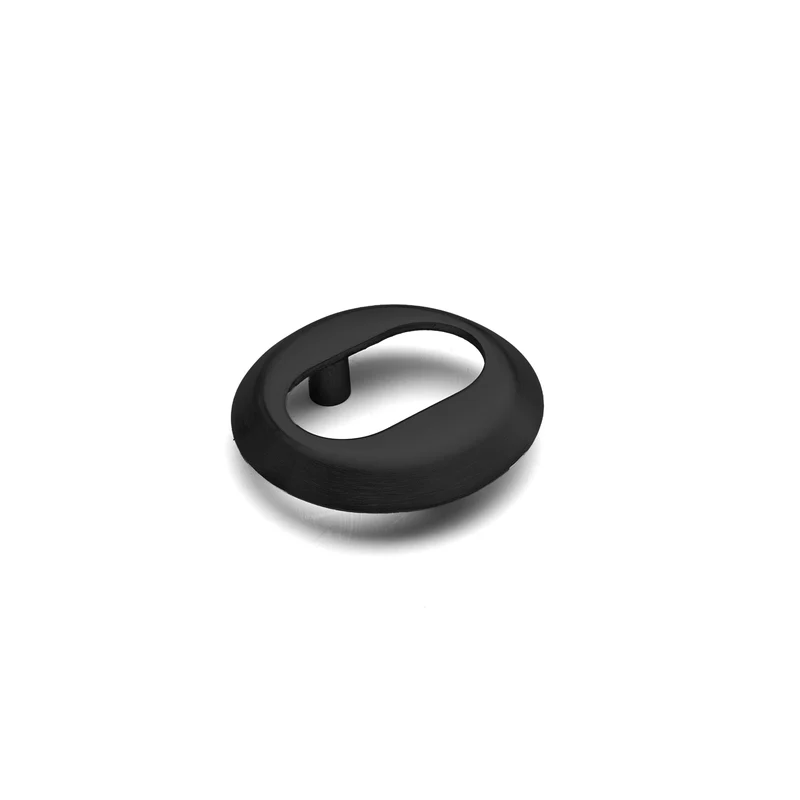 Cylinderring, matt svart (RAL 9005), passar bl.a. till Arne Jacobsen dörrgrepp • d line