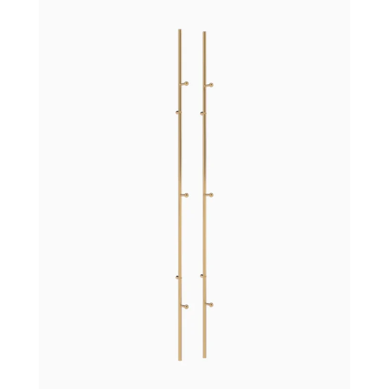 2-pack Klädhängare Guld