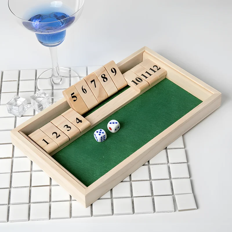 Wooden Number Drinking Game