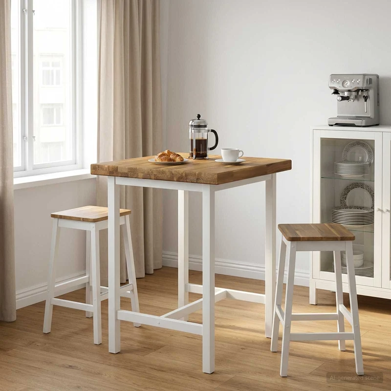 Rektangulärt Bordsskiva 50 x 50 x 3 cm Fyrkantig