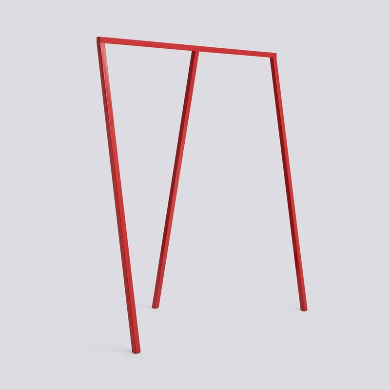Loop Stand L130 × B60 × H150 cm Klädställning Maroon red