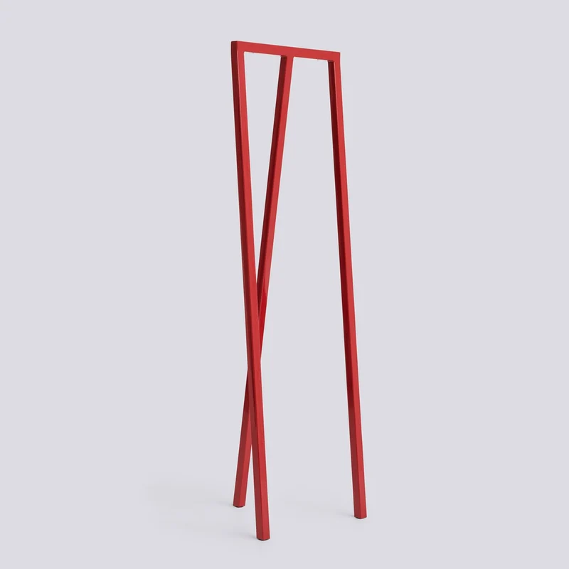 Loop Stand L45 × B39 × H150 cm Klädställning Maroon red