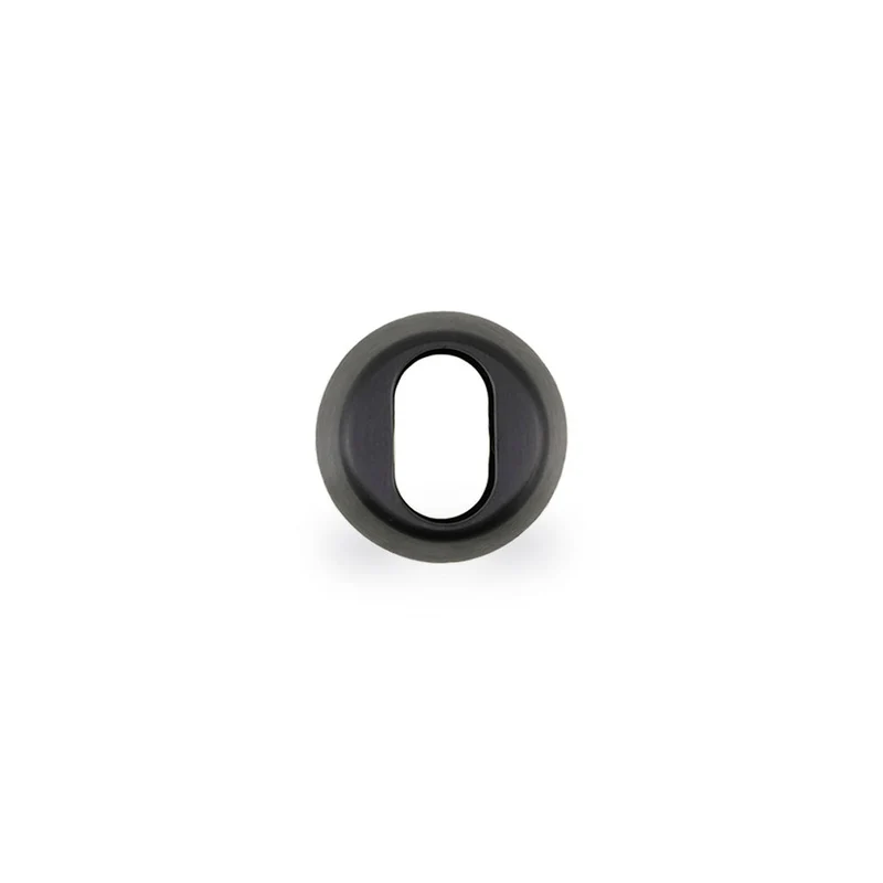 Cylinderring i rostfritt stål med charcoal-finish som passar till AJ-dörrhandtaget