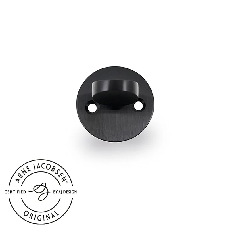 Arne Jacobsen vred för ytterdörr i rostfritt stål med charcoal-finish c/c 30 mm. ASSA