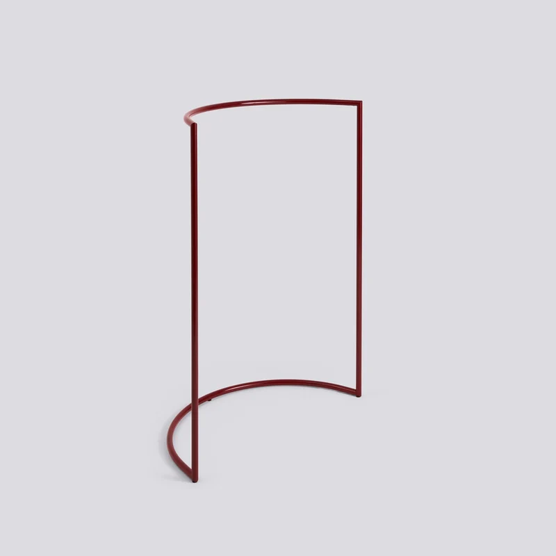 Colour Rack C-form 112 × 54,5 × 150 cm Klädställning Maroon red