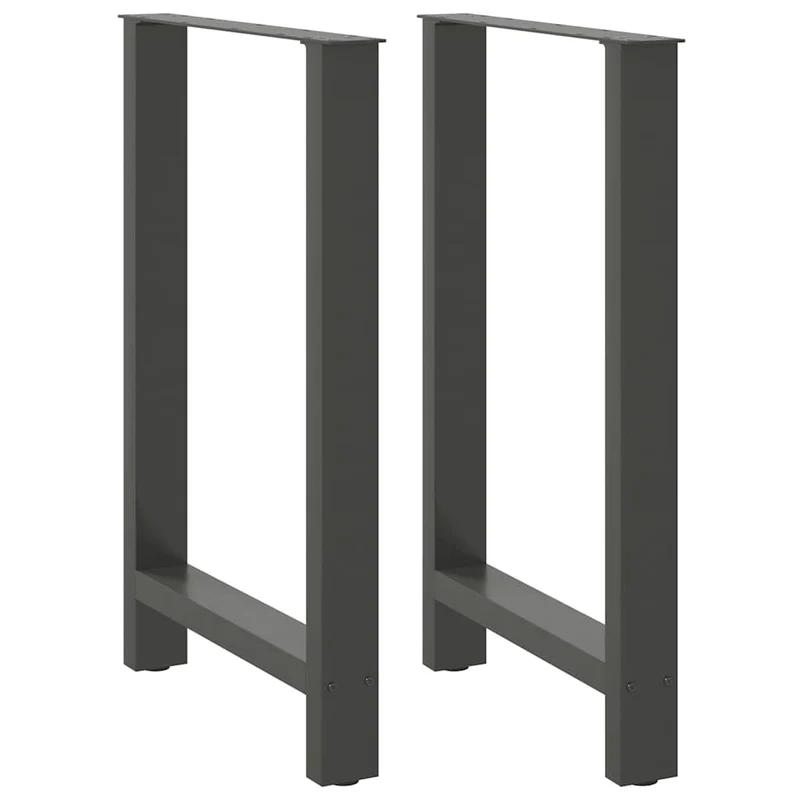 Barbordsben antracit 2 st 60x(90-91) cm stål