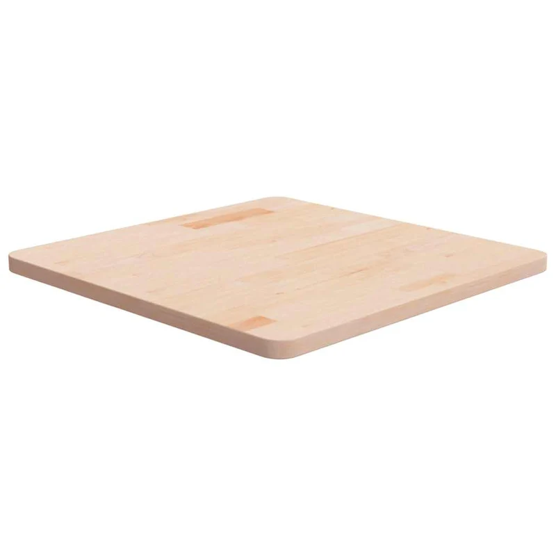Fyrkantig bordsskiva 60x60x2,5 cm obehandlad massiv ek