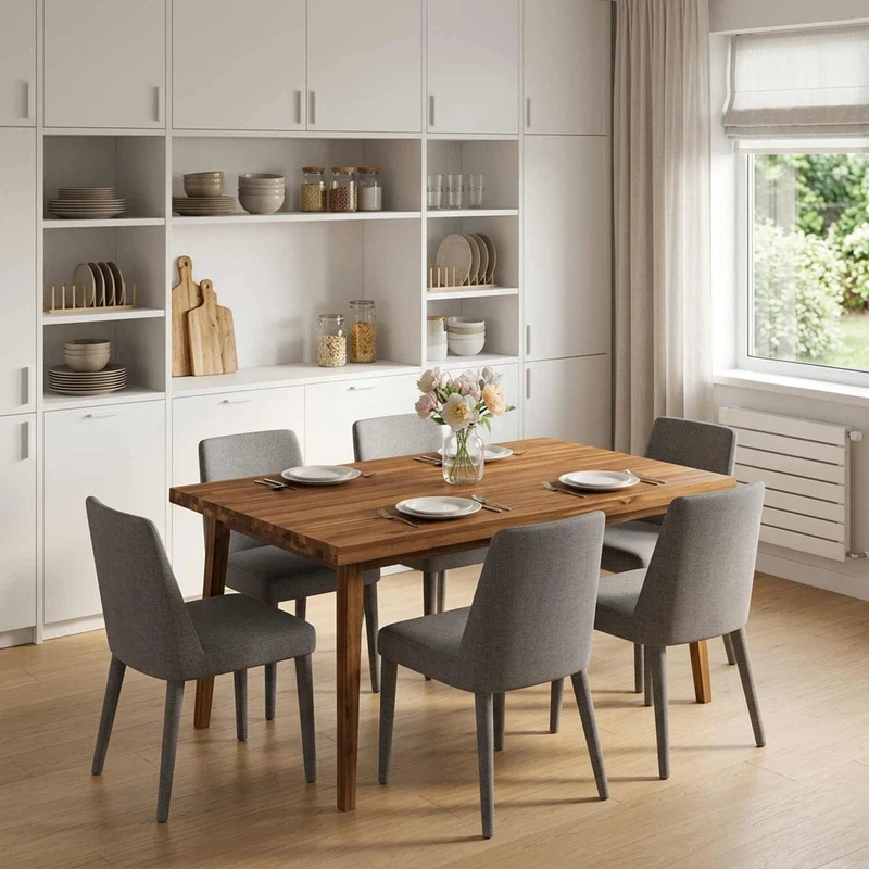 Rektangulärt Bordsskiva 100 x 80 x 3,2 cm Rektangulär