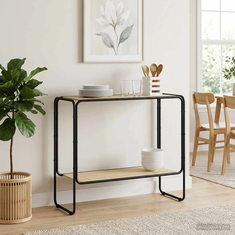 Sideboard Sonoma-ek 93.5 x 38 x 75 cm Konstruerat trä