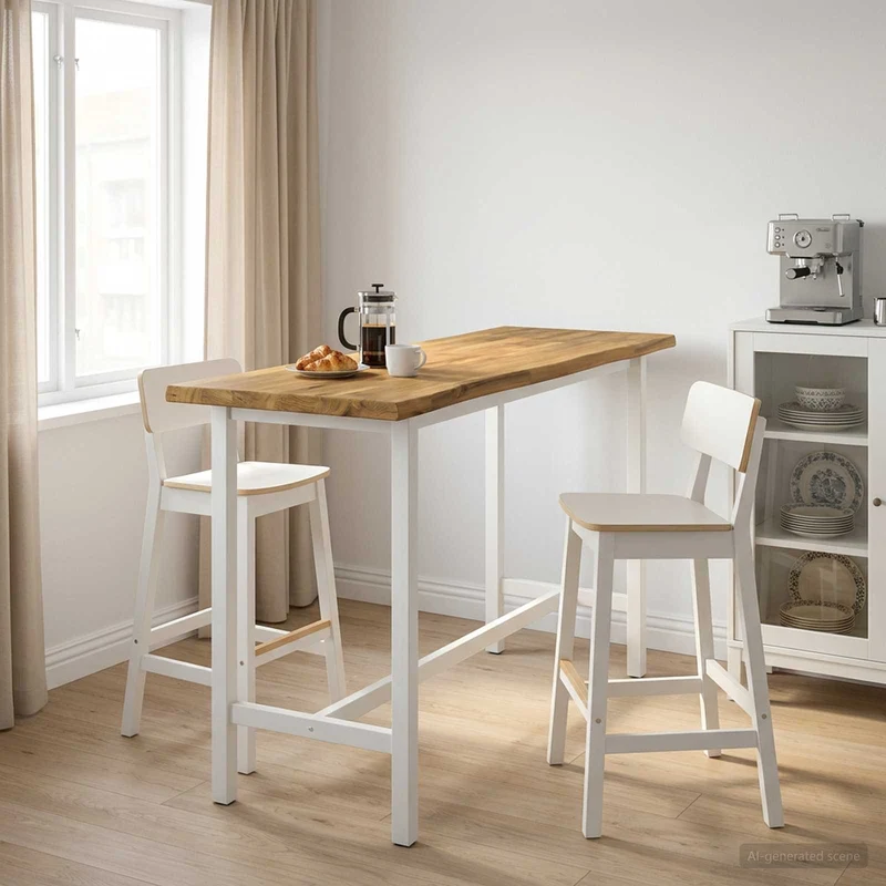 Rektangulärt Bordsskiva 140 x 40 x 3,2 cm Rektangulär