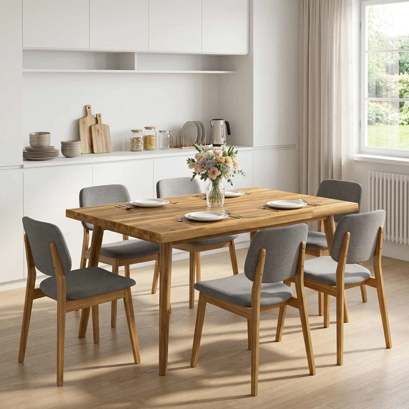 Rektangulärt Bordsskiva 90 x 80 x 3 cm Rektangulär