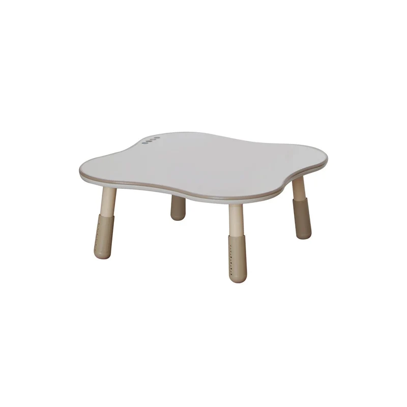 Clover Height Adjustable Four-kid White Study Table