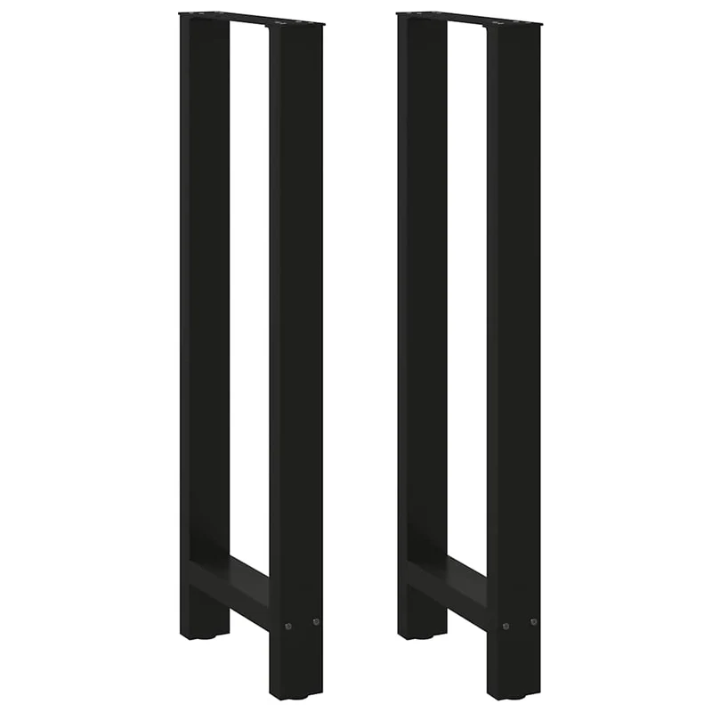 Barbordsben svarta 2 st 40x(110-111) cm stål