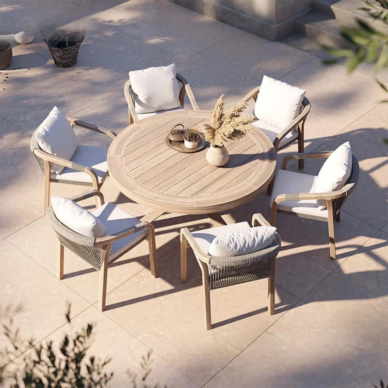 Monte Round Crossleg Table