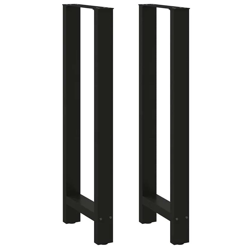 Barbordsben svarta 2 st 50x(110-111) cm stål