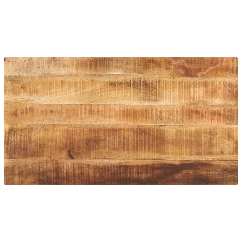 Bordsskiva 100x50x3,8 cm rektangulär massivt grovt mangoträ