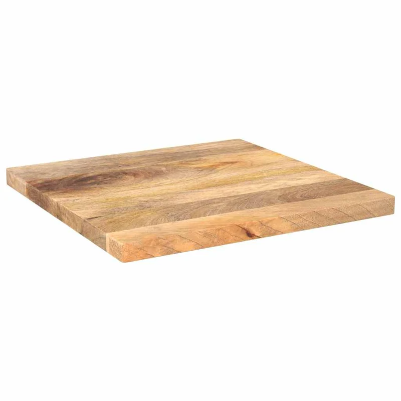 Bordsskiva 50x50x2,5 cm fyrkantig massiv mango-trä