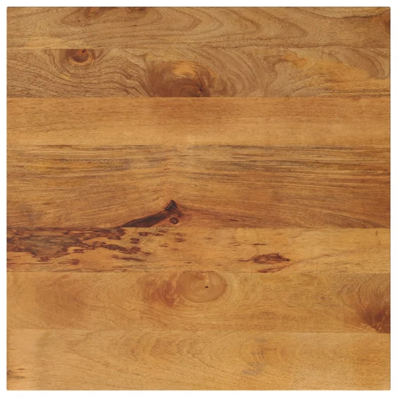 Bordsskiva 80x80x3,8 cm fyrkantig massivt mango-trä