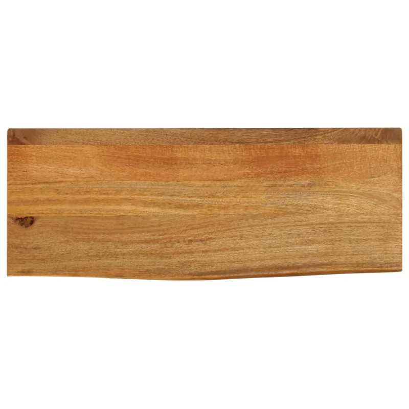 Bordsskiva 80x30x2,5 cm levande kant massivt mangoträ