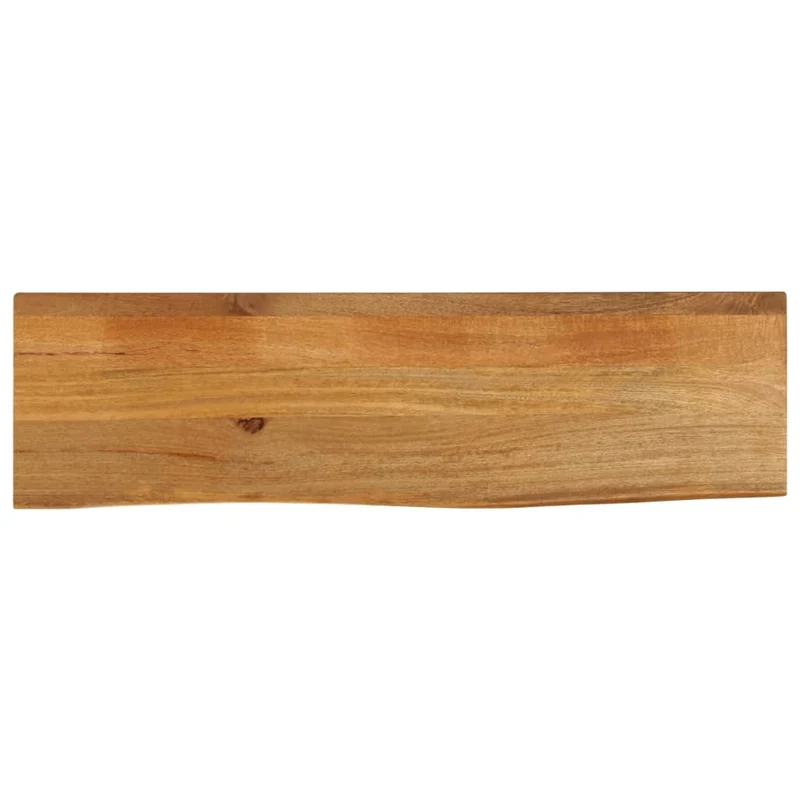 Bordsskiva 100x30x2,5 cm levande kant massivt mangoträ