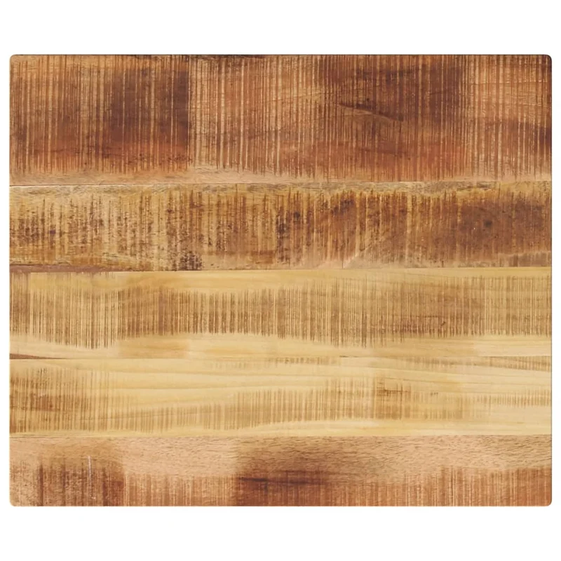 Bordsskiva 60x50x2,5 cm rektangulär massivt grovt mangoträ