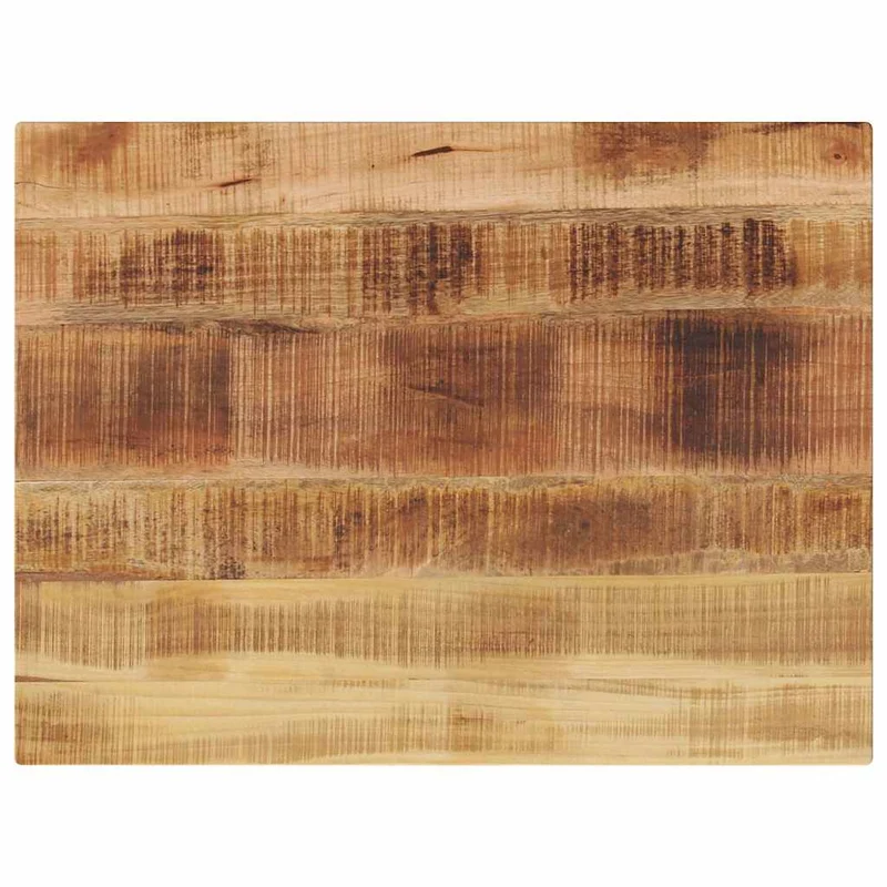 Bordsskiva 70x60x2,5 cm rektangulär massivt grovt mangoträ