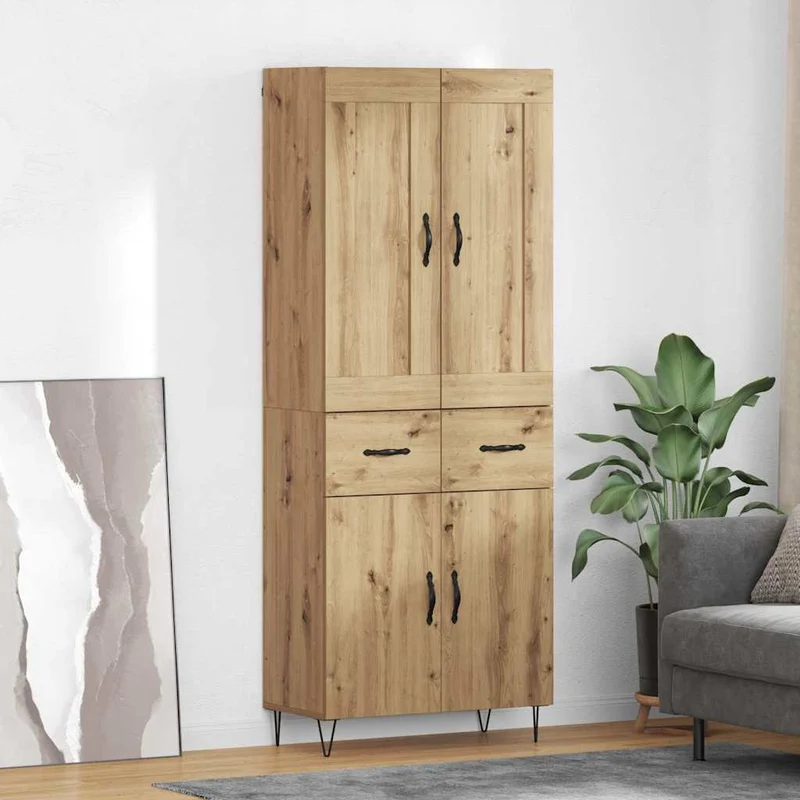 Skåp Artisan Ek 69,5 x 34 x 180 cm Konstruerat trä