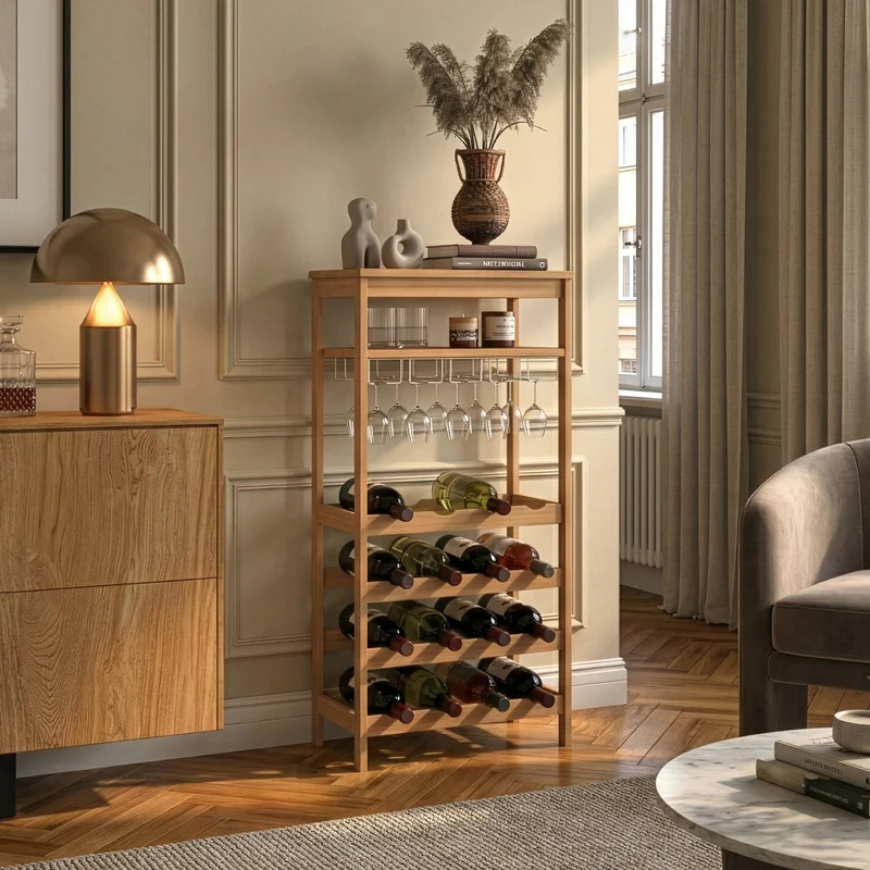 Vinhylla Fillby 100x47x29 cm Bambus Natur [en.casa]
