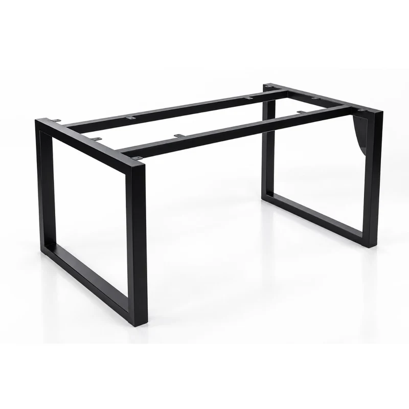 Bordben "U-Form" – Metal til Plankeborde (70x160–250 cm)