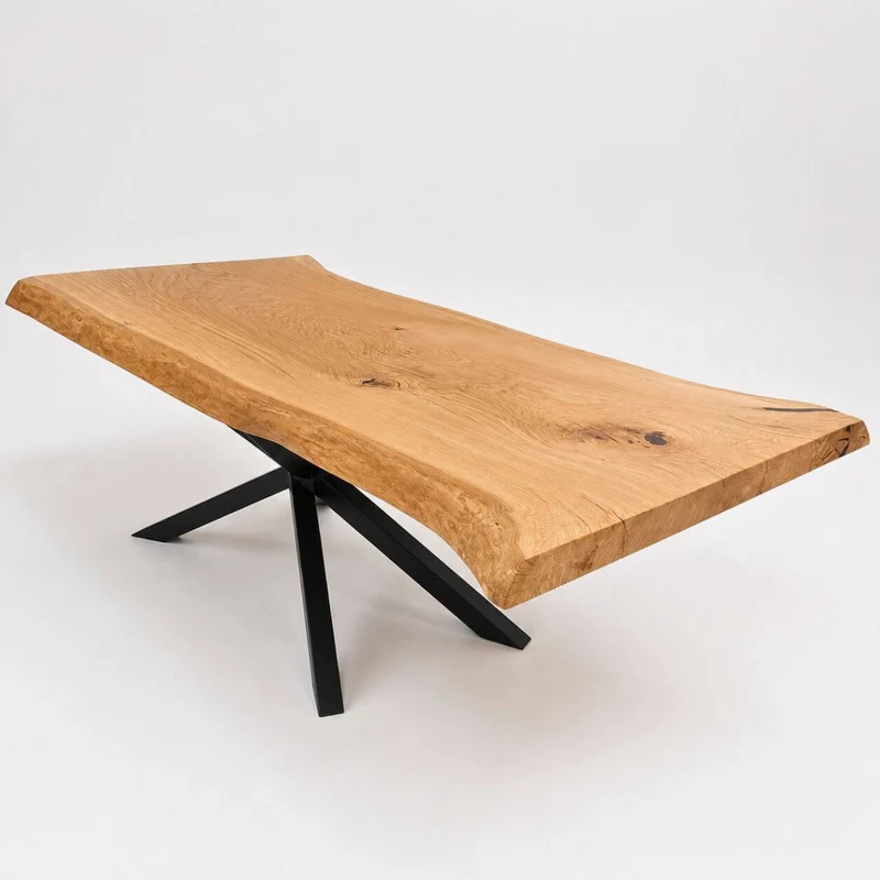 Plankebord i eg – 250x90-100 cm