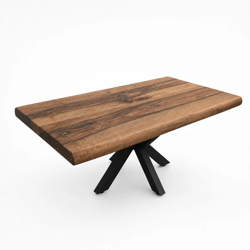 Sofabord i massivt valnød 120x70 cm