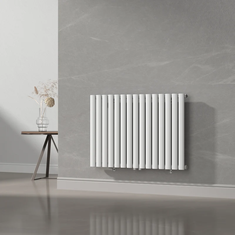 Design rörradiator Nore Vit 60x90cm Enkelt lager 653W [neu.haus]