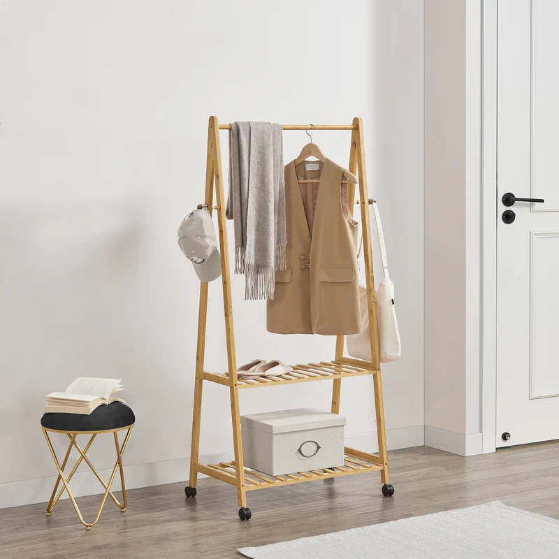 Klädställning Öckerö bambu [en.casa] välj modell