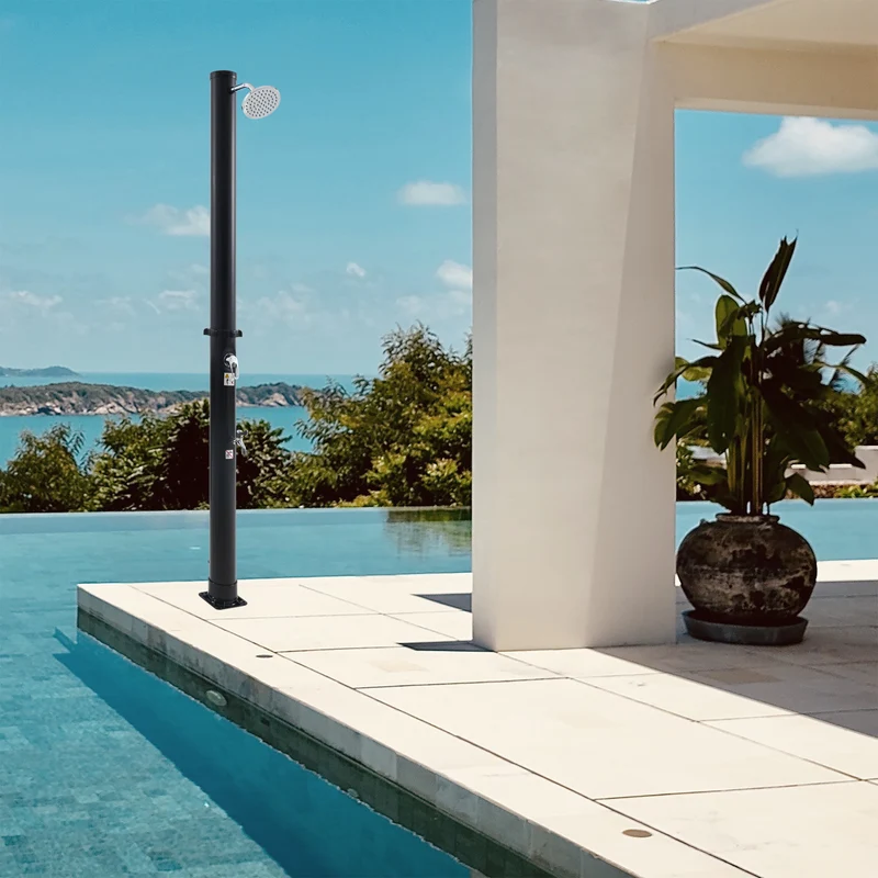 Solardusch Frerievn med fotdusch 215 cm 18L [casa.pro]