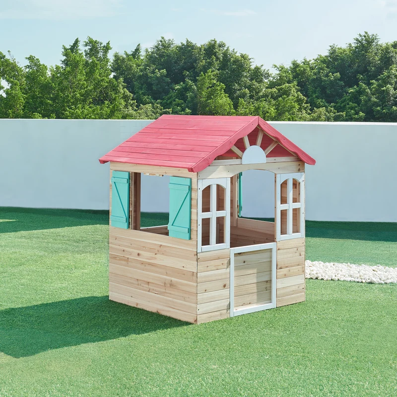 Barnlekshus Lulä Lekstuga 130x115x101 cm Trä [casa.pro]