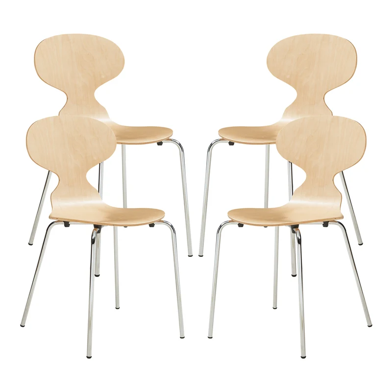 Matgruppstol Kil 4-pack [en.casa]
