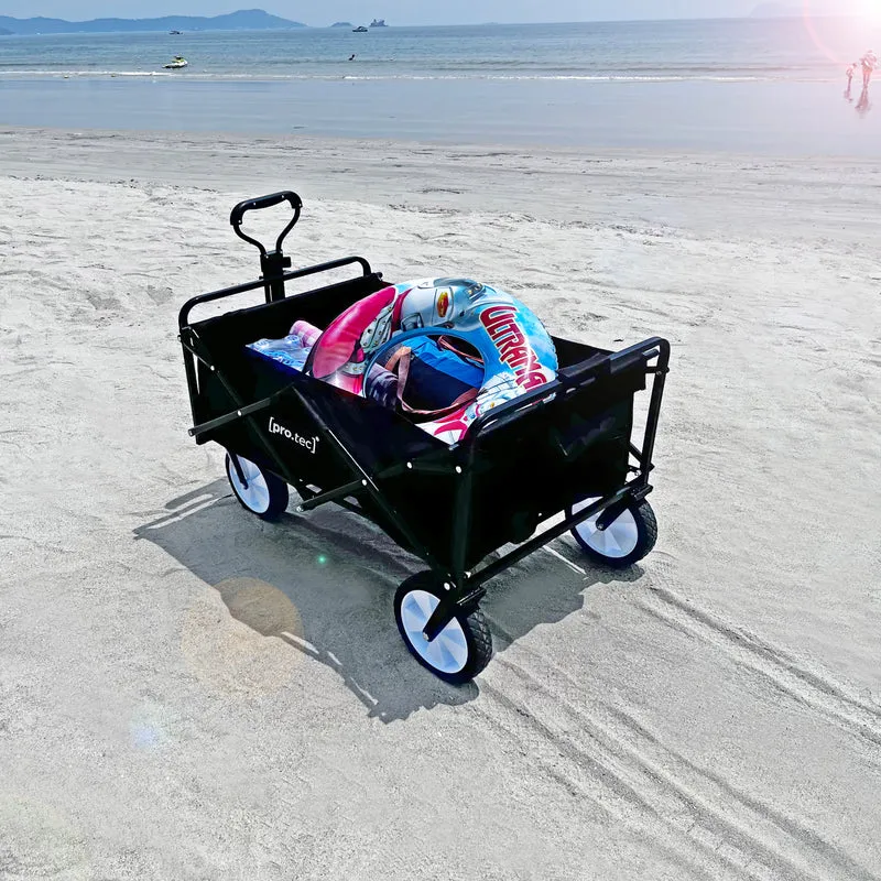 Bollerwagen Stenlille 84x55 cm max. 80kg Svart [pro.tec]
