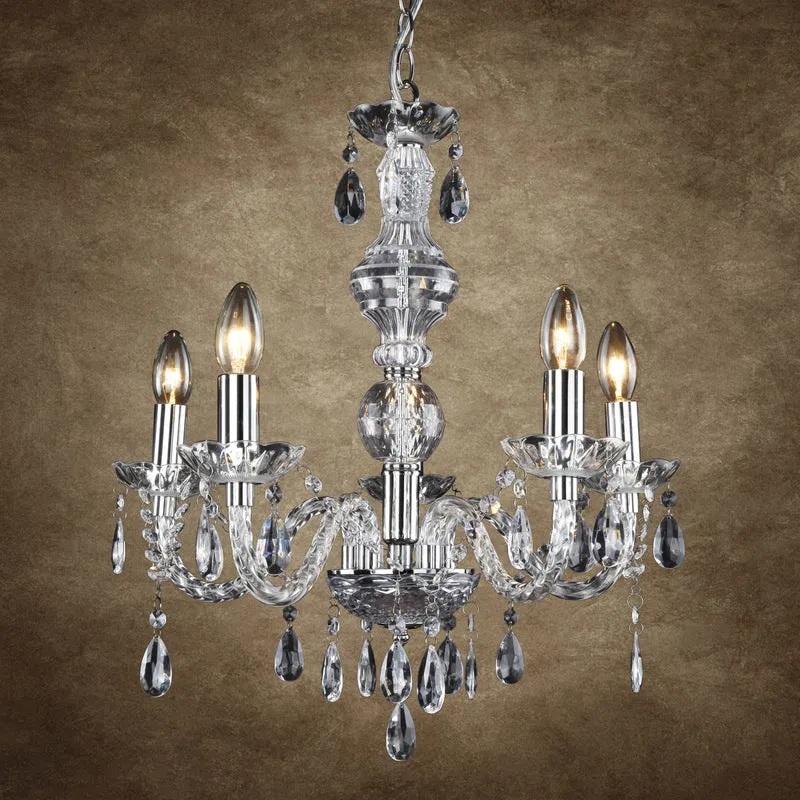 Elegant ljuskrona Elegance femarmad krom [lux.pro]