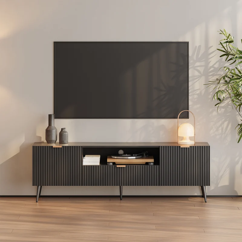 Tv-bänk Nand [en.casa]