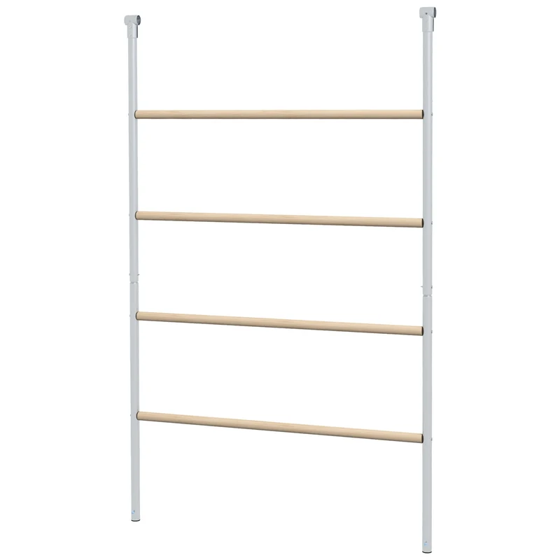 Dřevěný žebřík pro kuřata na hraní – 140 x 86 cm, přírodní dřevo