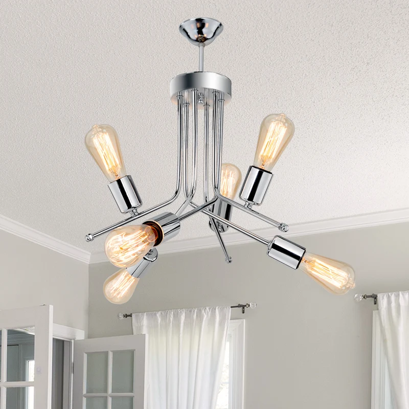 Taklampa Halesowen 6xE27 metall i olika färger [lux.pro]