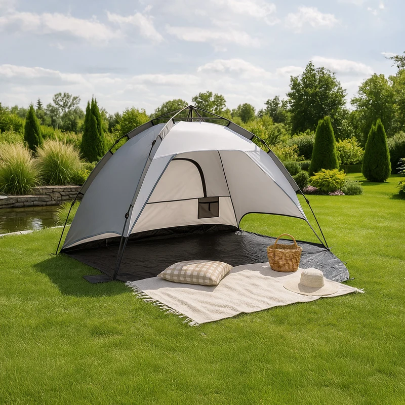 Strandskal Mullsjö Pop Up strandtält 215x135x140cm i olika färger[pro.tec]
