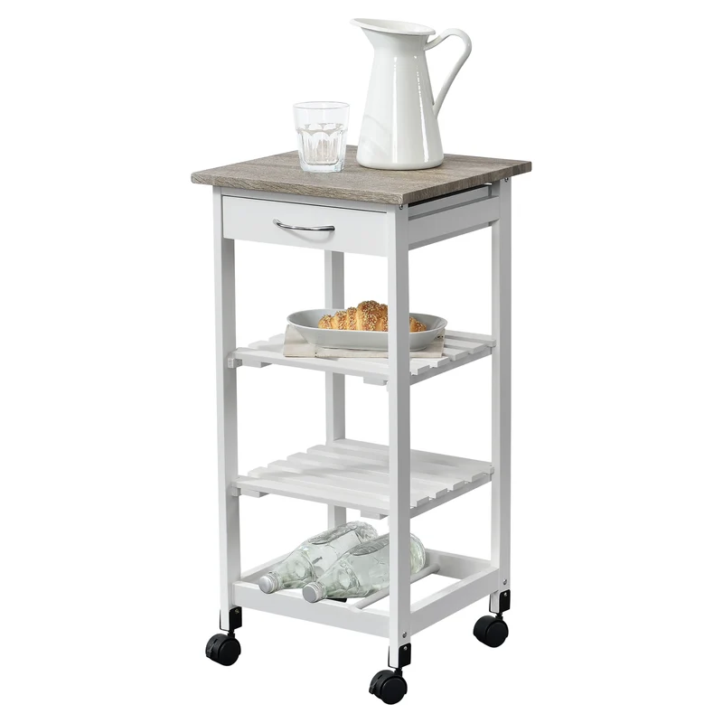 Serveringsvagn Biel 76x37x37 cm [en.casa]