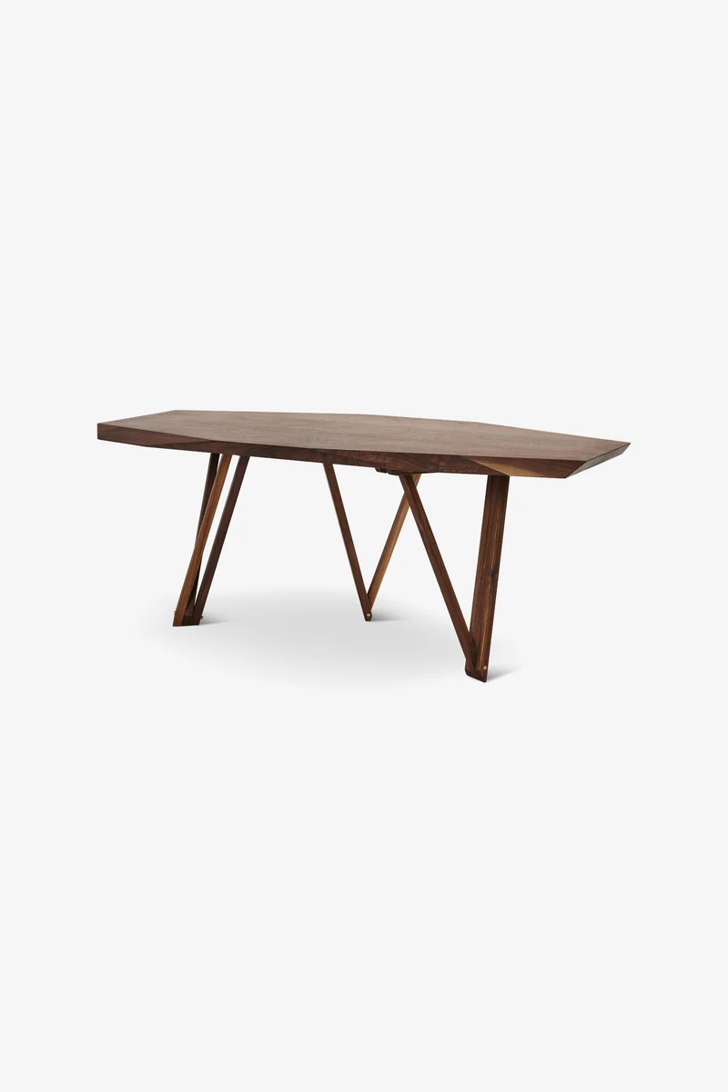 Coffee table JN02 in walnut wood