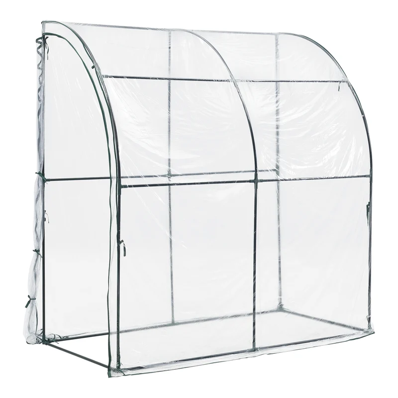 Växthus Juta 100x200x215 cm [en.casa]