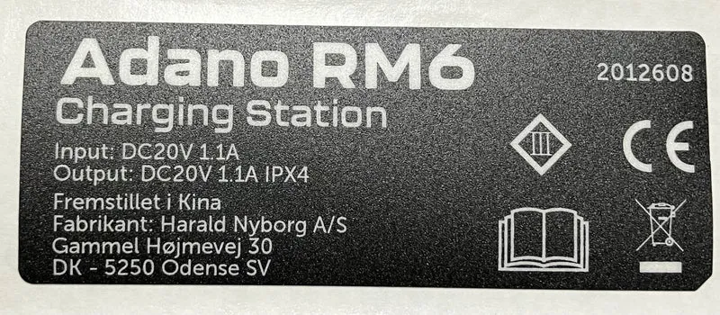CHARGING STATION LOGO LABLE F/ROBOT