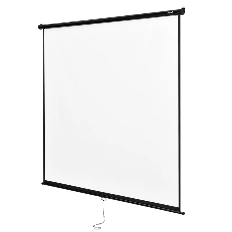 Projektorduk Projektorskärm 113 tum/287 cm 213x216x6cm HD/3D PVC beläggning Gain 1,1 [in.tec]